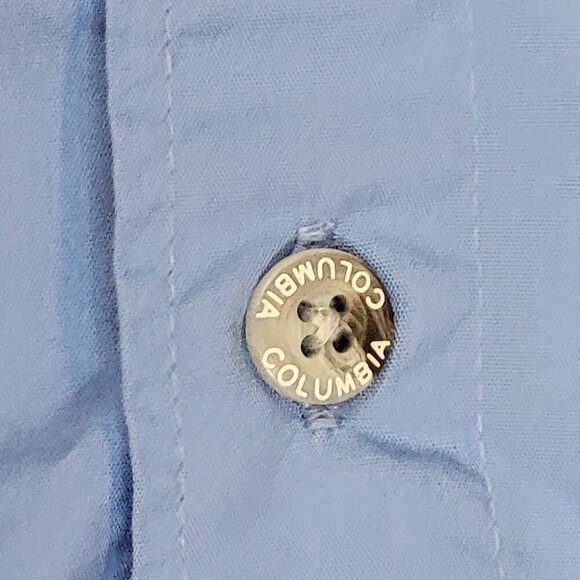 Columbia Bonehead Fishing Shirt 4XL Long Sleeve Light Blue - Picture 8 of 12